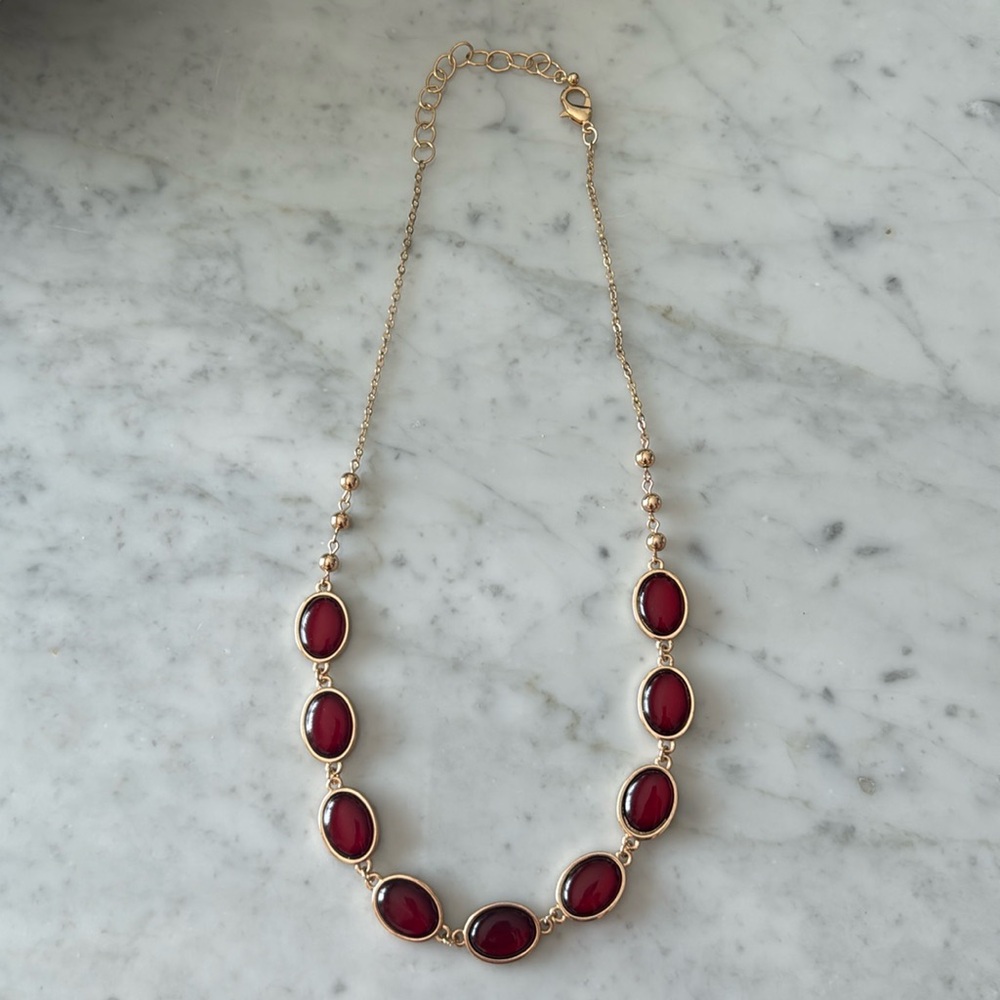 Red Pendant Necklace